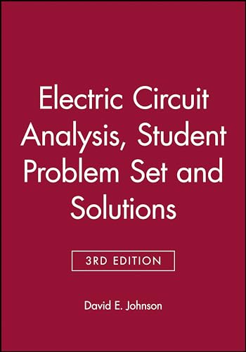 9780471367246: Electric Circuit Analysis 3e Student Problem Set with Solutions