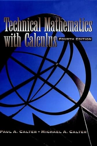 Imagen de archivo de Technical Mathematics with Calculus a la venta por ThriftBooks-Dallas