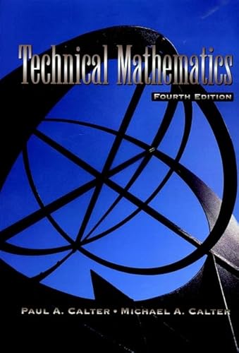 Beispielbild fr Technical Mathematics zum Verkauf von Irish Booksellers