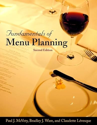 Beispielbild fr Fundamentals of Menu Planning zum Verkauf von Better World Books: West