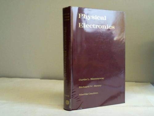 Beispielbild fr Physical Electronics zum Verkauf von Better World Books