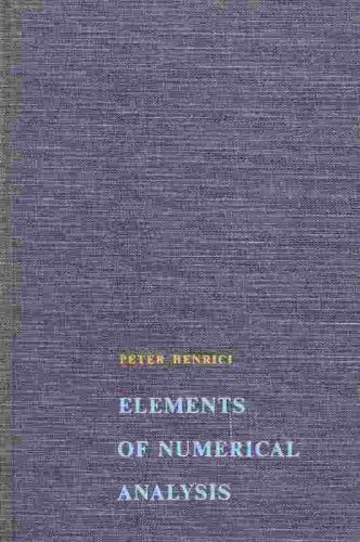 9780471372417: Elements of Numerical Analysis