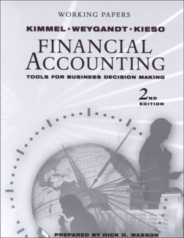 Stock image for Financial Accounting, Working Papers: Tools for Business Decision Making for sale by Top Notch Books