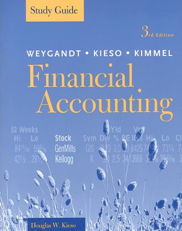 Imagen de archivo de Financial Accounting : Working Papers a la venta por Better World Books: West