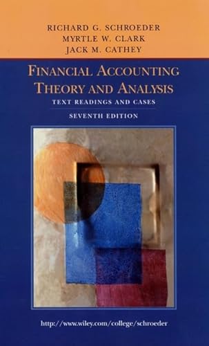 9780471379546: Accounting Theory and Analysis: Text Cases and Readings