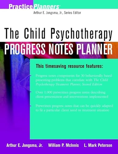 Stock image for The Child Psychotherapy Progress Notes Planner (PracticePlanners) for sale by HPB-Red