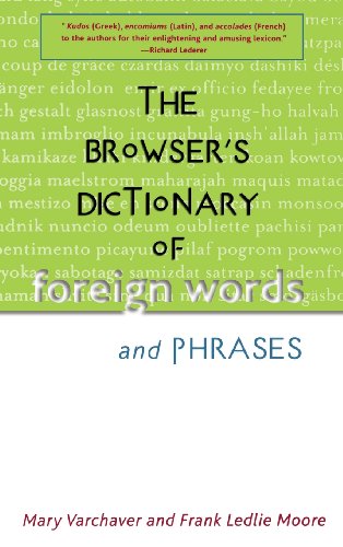 The Browser's Dictionary of Foreign Words and Phrases