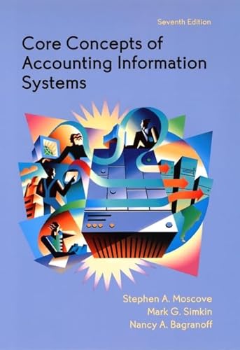 9780471383833: Core Concepts of Accounting Information Systems