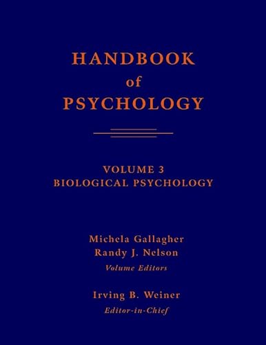 Beispielbild fr Handbook of Psychology Vol. 3 : Biological Psychology zum Verkauf von Better World Books