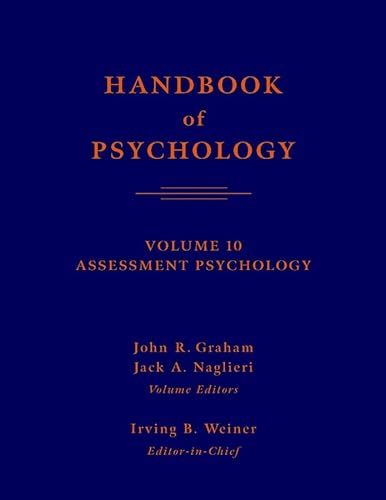 9780471384076: Handbook of Psychology, Assessment Psychology (Volume 10)