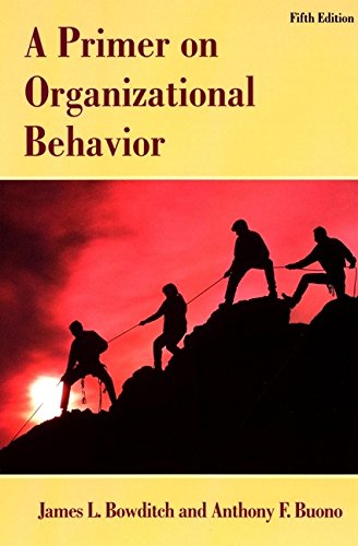 Imagen de archivo de A Primer on Organizational Behavior a la venta por ThriftBooks-Atlanta