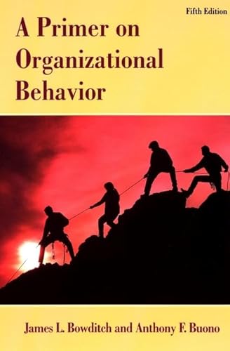 9780471384533: A Primer on Organizational Behavior