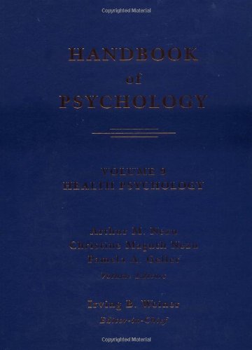 Imagen de archivo de Handbook of Psychology Vol. 9 : Health Psychology a la venta por Better World Books