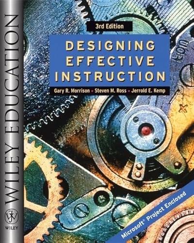 Stock image for Designing Effective Instruction, 3rd Edition for sale by HPB-Red