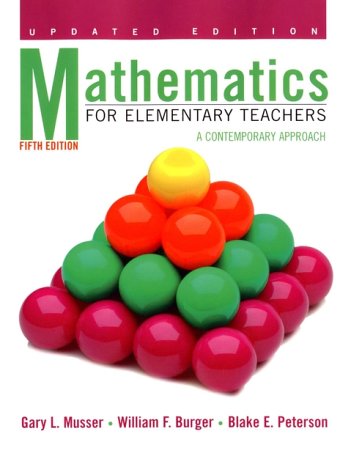 9780471388982: Mathematics for Elementary Teachers: A Contemporary Approach