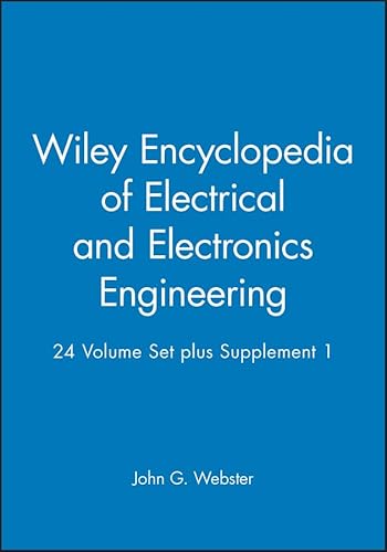 9780471390527: Wiley Encyclopedia of Electrical and Electronics Engineering, 24 Volume Set plus Supplement 1