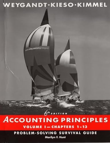 9780471391630: Accounting Principles, Chapters 1-13, Problem-Solving Survival Guide (Volume 1)