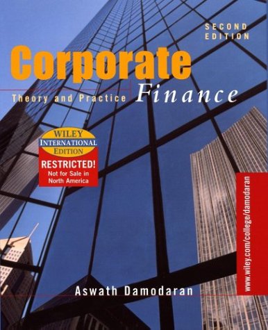 Beispielbild fr WIE Corporate Finance: Theory and Practice, Second Edition, Wiley International Edition zum Verkauf von WorldofBooks
