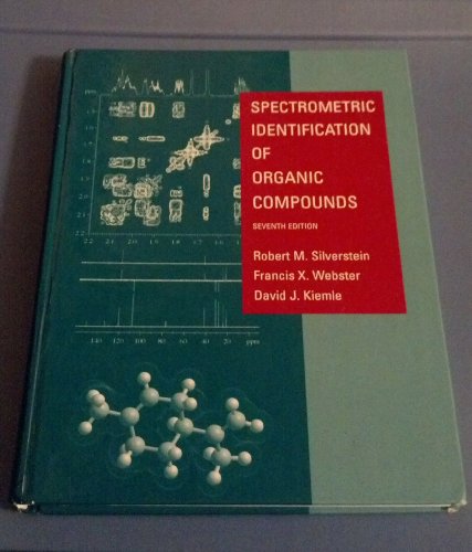 Beispielbild fr Spectrometric Identification of Organic Compounds zum Verkauf von Once Upon A Time Books