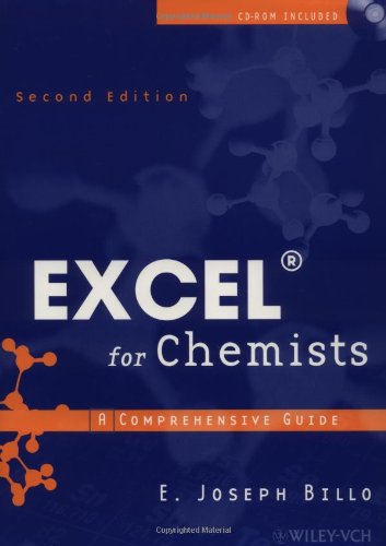 9780471394624: Excel for Chemists: A Comprehensive Guide