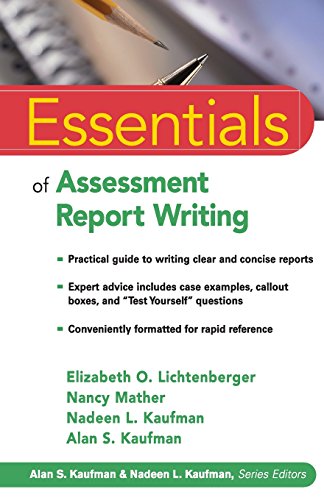 9780471394877: Essentials of Assessment Report Writing (Essentials of Psychological Assessment)