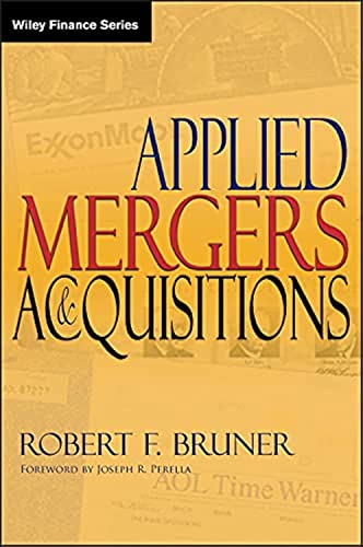 9780471395058: Applied Mergers and Acquisitions: 172 (Wiley Finance)