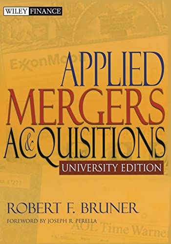 Beispielbild fr Applied Mergers and Acquisitions, University Edition zum Verkauf von Better World Books