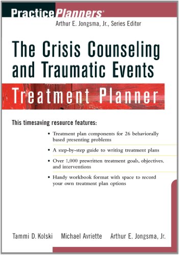 Beispielbild fr The Crisis Counseling and Traumatic Events Treatment Planner zum Verkauf von Better World Books