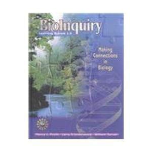 Stock image for Bioinquiry: Making Connections in Biology, Learning System 1.0 for sale by HPB-Red