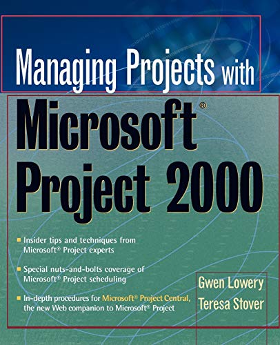 Imagen de archivo de Managing Projects With Microsoft(r) Project 2000: For Windows a la venta por Ergodebooks