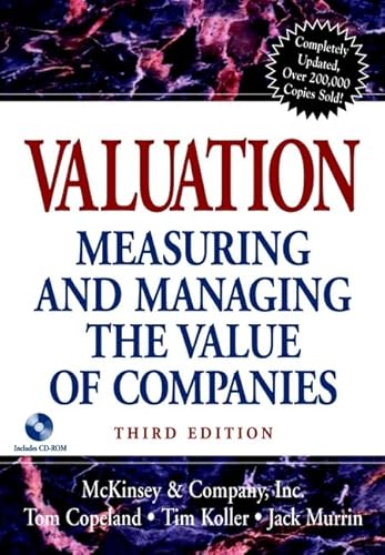 9780471397489: Valuation: Measuring and Managing the Value of Companies (Frontiers in Finance Series)