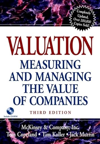 Stock image for Valuation: Measuring and Managing the Value of Companies, Third Edition with CD-ROM for sale by HPB-Red