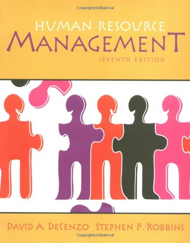 Imagen de archivo de Human Resource Management a la venta por Better World Books