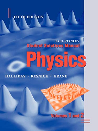 Imagen de archivo de Student Solutions Manual to accompany Physics, 5e a la venta por HPB-Red