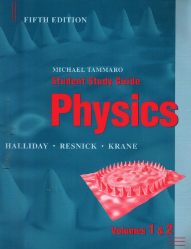 Stock image for Student Study Guide to accompany Physics, 5e for sale by Book Deals