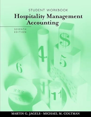 Stock image for Hospitality Management Accounting for sale by Better World Books