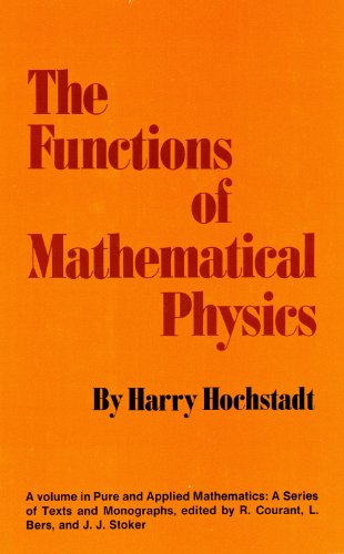 9780471401704: The Functions of Mathematical Physics: Vol 23 (Pure & Applied Mathematics S.)