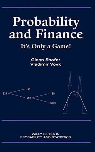 Beispielbild fr Probability and Finance: It's Only a Game! zum Verkauf von Zubal-Books, Since 1961