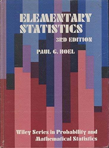9780471403005: Elementary Statistics (Probability & Mathematical Statistics S.)
