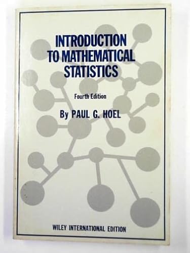 9780471403685: Introduction to Mathematical Statistics (Wiley Series in Probability & Mathematical Statistics)