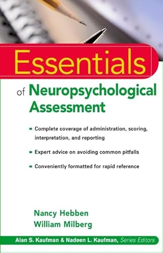 9780471405221: essentials of neuropsychological assessment (Essentials of Psychological Assessment)