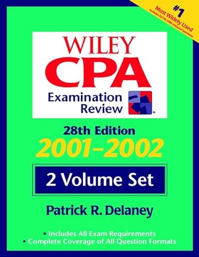Wiley CPA Examination Review, 2 Volume Set, 28th Edition (9780471411734) by Delaney, Patrick R.