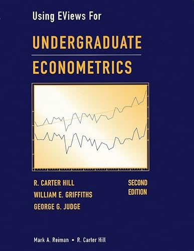 9780471412397: Eviews (Undergraduate Econometrics)
