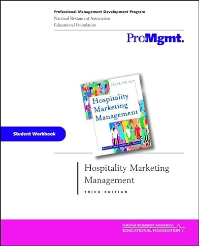 Stock image for Hospitality Marketing Management, Student Workbook for sale by Books@Ruawai