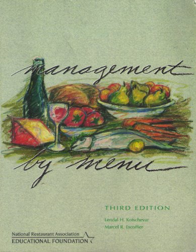 Imagen de archivo de Management by Menu a la venta por ThriftBooks-Dallas