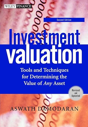 9780471414889: Investment Valuation.: Tools and Techniques for Determining the Value of Any Asset (Wiley Finance)