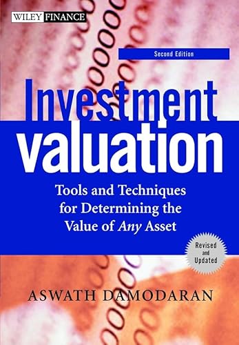 9780471414889: Investment Valuation: Tools and Techniques for Determining the Value of Any Asset