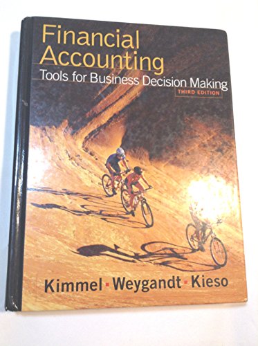 Beispielbild fr Financial Accounting : Tools for Business Decision Making zum Verkauf von Better World Books