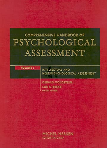 Stock image for Comprehensive Handbook of Psychological Assessment, Volume 1 : Intellectual and Neuropsychological Assessment for sale by Better World Books