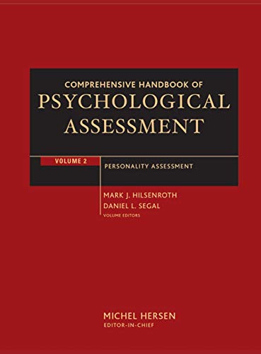 Stock image for Comprehensive Handbook of Psychological Assessement: Personality Assessment: Vol 002 for sale by Revaluation Books